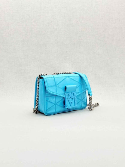 Pre - loved MCM Blue Crossbody at Reems Closet