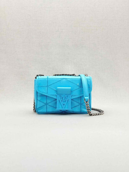 Pre - loved MCM Blue Crossbody at Reems Closet