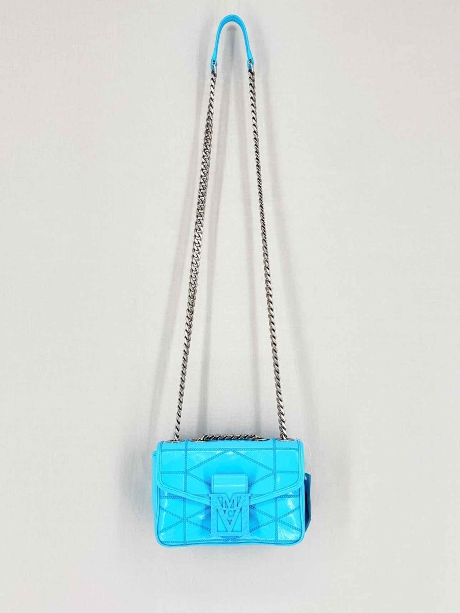 Pre - loved MCM Blue Crossbody at Reems Closet