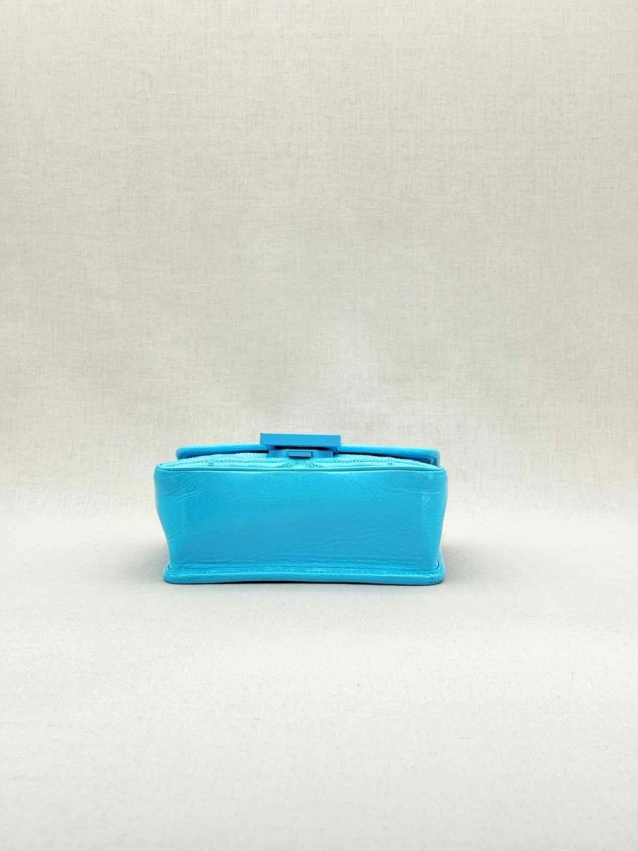 Pre - loved MCM Blue Crossbody at Reems Closet