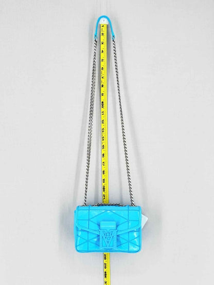 Pre - loved MCM Blue Crossbody at Reems Closet