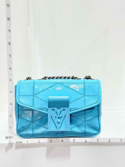 Pre - loved MCM Blue Crossbody at Reems Closet