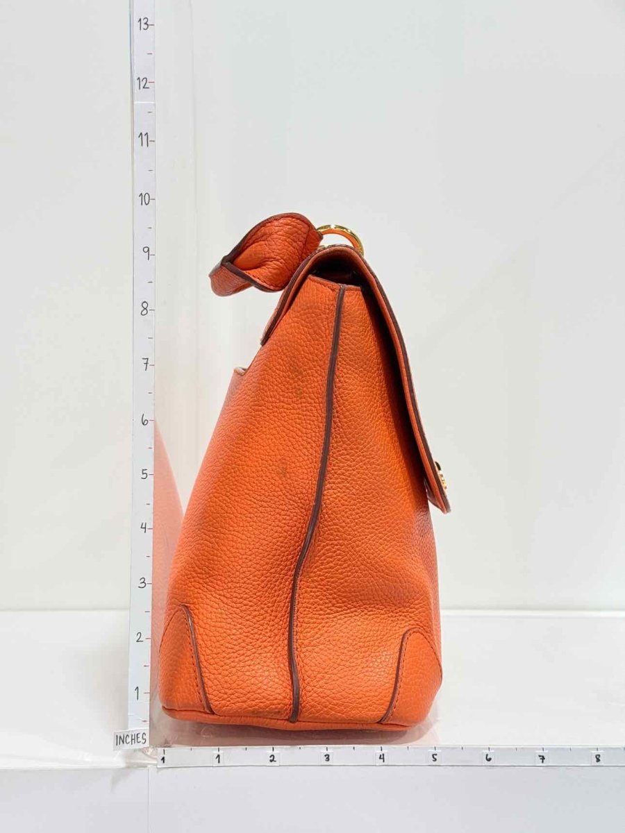 Pre-loved MCM First Lady Orange Top Handle at Reems Closet