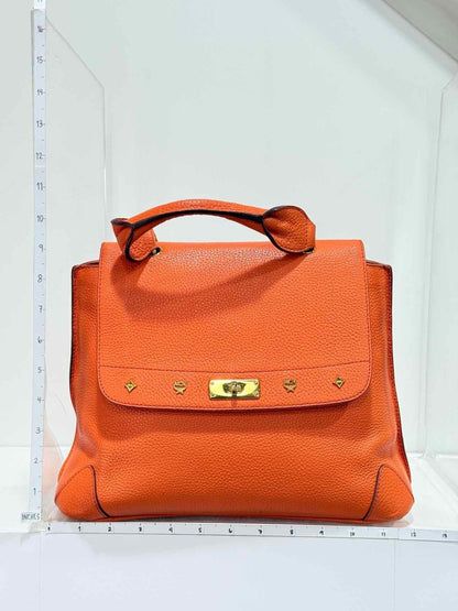 Pre-loved MCM First Lady Orange Top Handle at Reems Closet