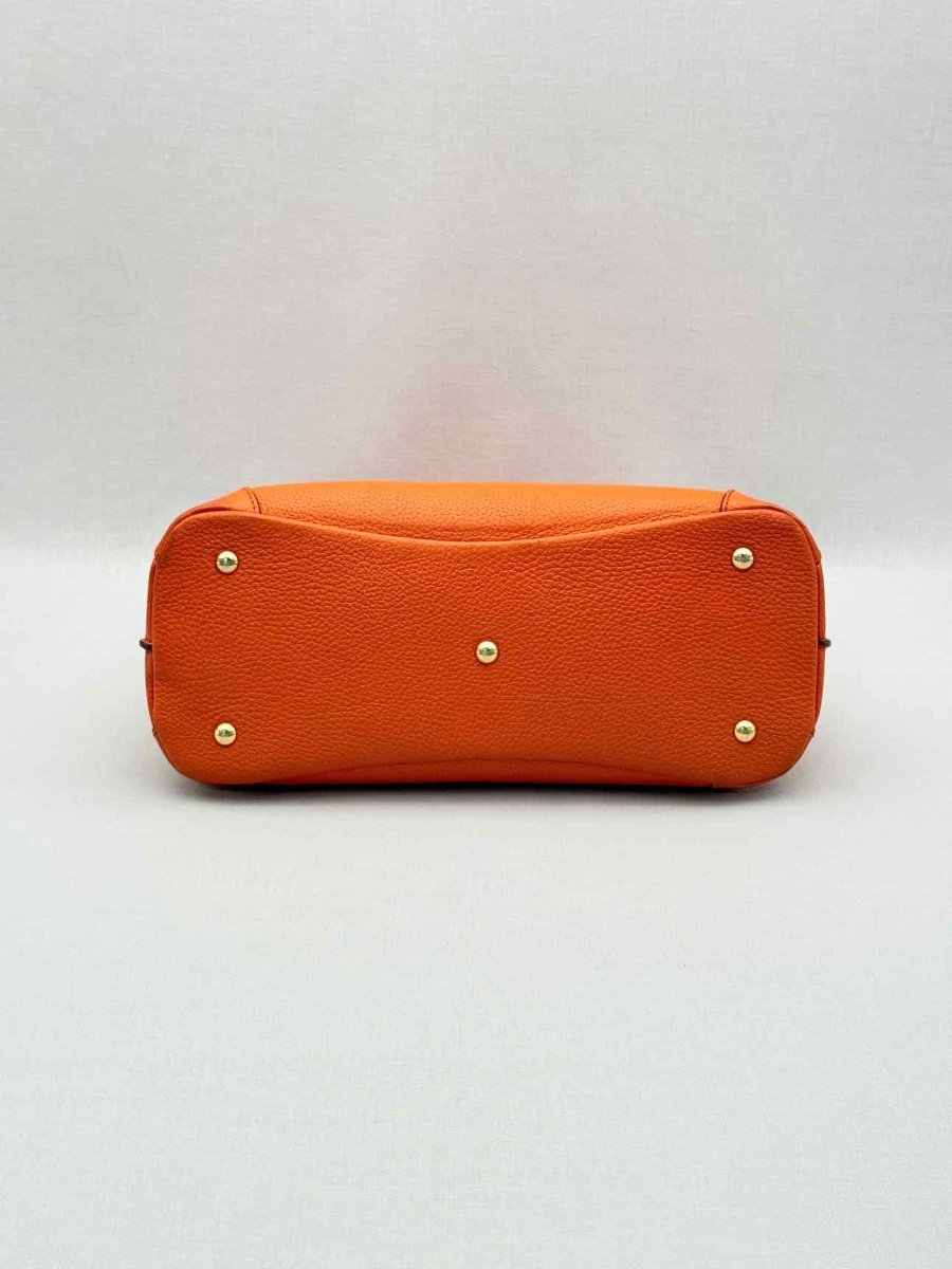 Pre-loved MCM First Lady Orange Top Handle at Reems Closet