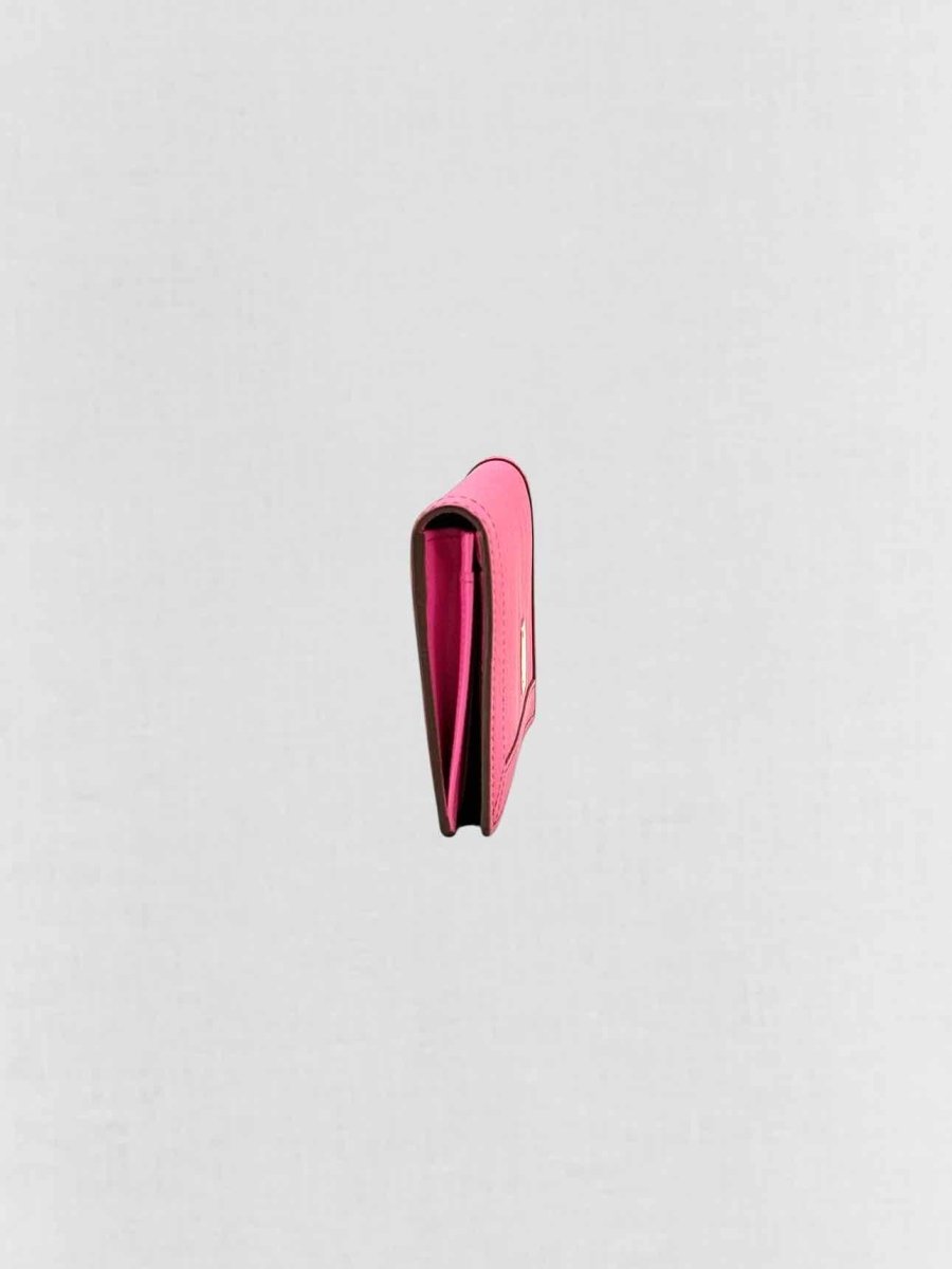 Pre - loved MCM Pink Continental Wallet at Reems Closet