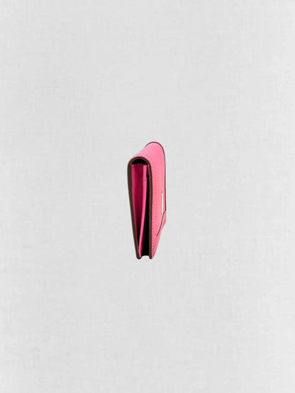 Pre - loved MCM Pink Continental Wallet at Reems Closet