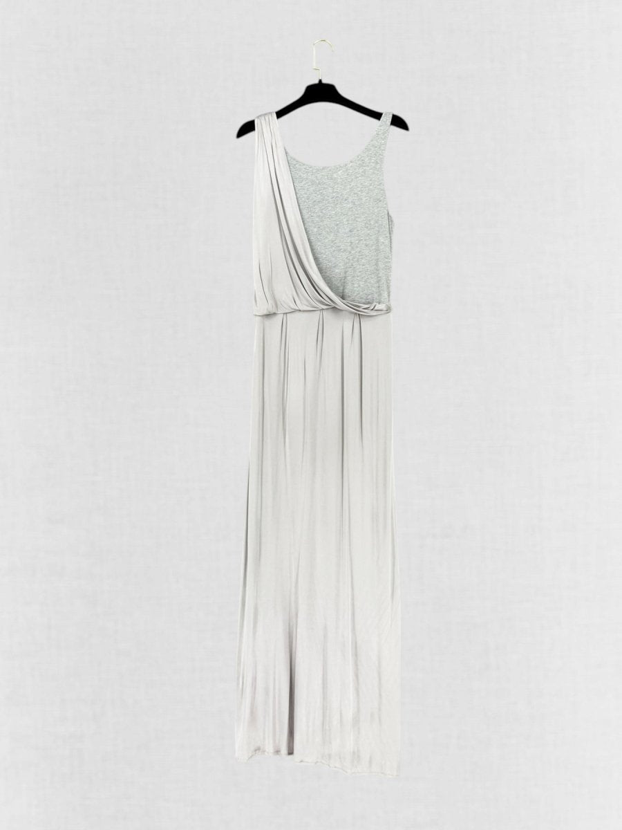 Pre - loved MCQ Grey Long Dress Medium at Reems Closet