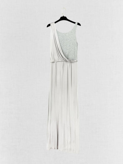 Pre - loved MCQ Grey Long Dress Medium at Reems Closet