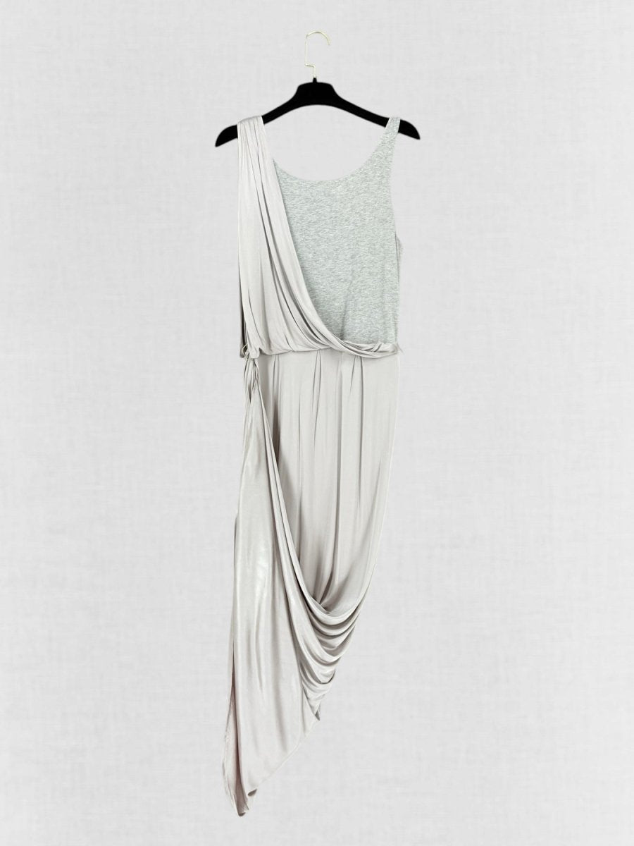 Pre - loved MCQ Grey Long Dress Medium at Reems Closet