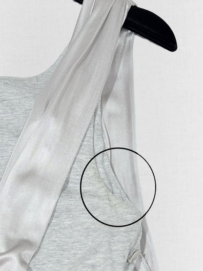 Pre - loved MCQ Grey Long Dress Medium at Reems Closet