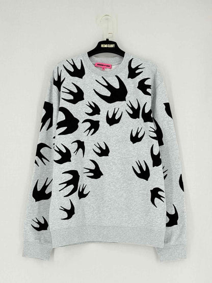 Pre - loved MCQ Grey W/ Black Size XLarge Sweatshirt at Reems Closet