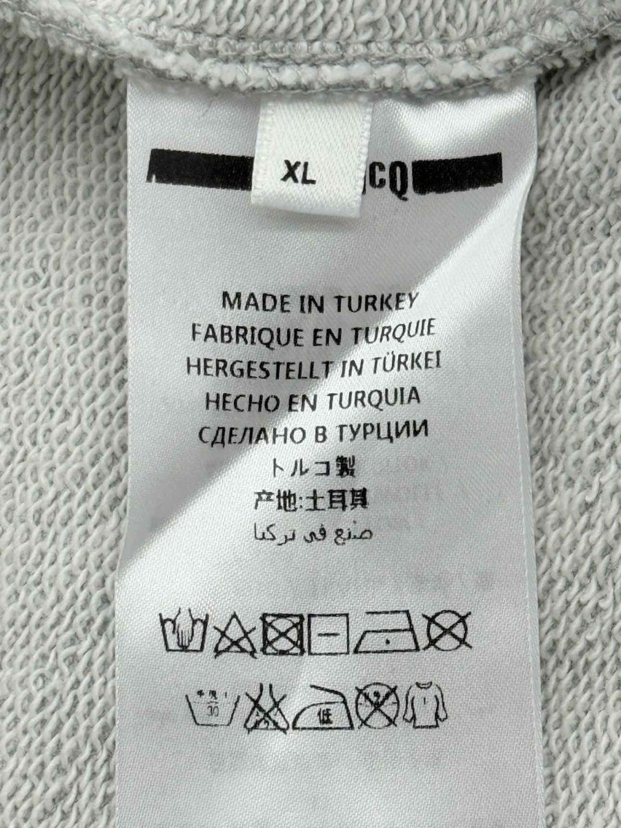 Pre - loved MCQ Grey W/ Black Size XLarge Sweatshirt at Reems Closet