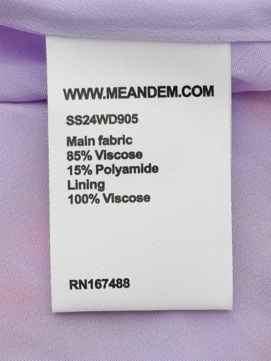 Pre - loved ME+EM Purple & Red Print Size US 10 Midi Dress at Reems Closet