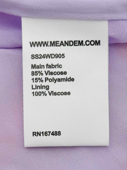 Pre - loved ME+EM Purple & Red Print Size US 10 Midi Dress at Reems Closet