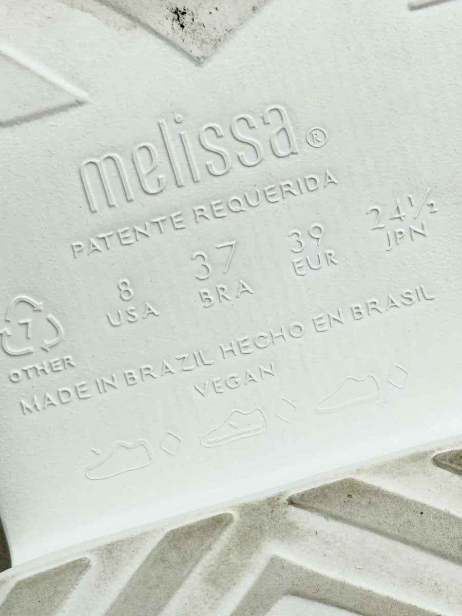 Pre - loved MELISSA Beige & White Size EU 39 Heeled Sandals at Reems Closet