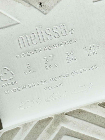 Pre - loved MELISSA Beige & White Size EU 39 Heeled Sandals at Reems Closet