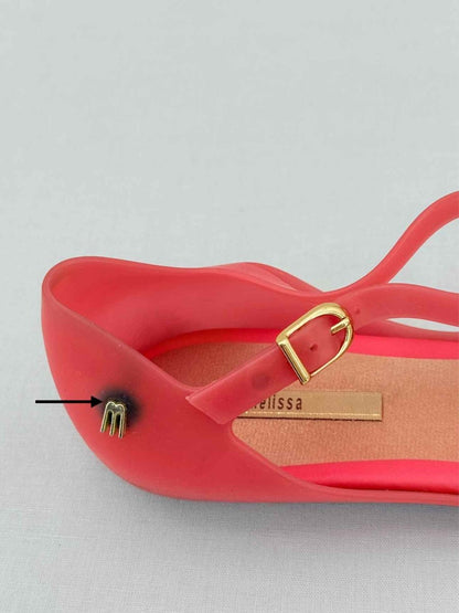 Pre - loved MELISSA Doris Special Red Size EU 41 Flat Shoes at Reems Closet