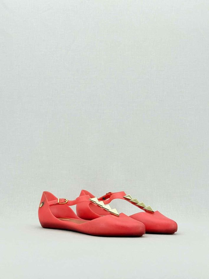 Pre - loved MELISSA Doris Special Red Size EU 41 Flat Shoes at Reems Closet