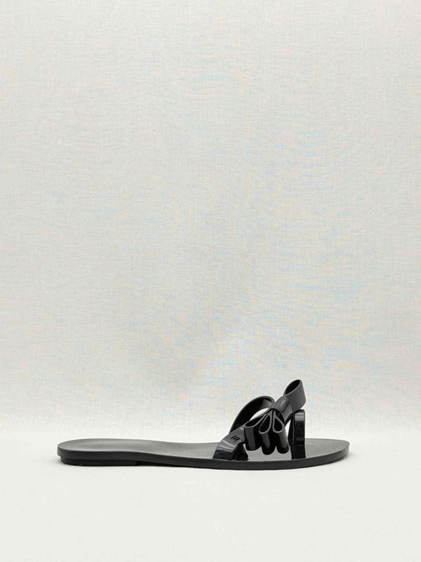 Pre-loved MELISSA Harmony Black Size EU 39 Sandals at Reems Closet