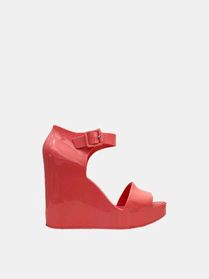 Pre - loved MELISSA Mar Pink Size EU 38 Wedges at Reems Closet