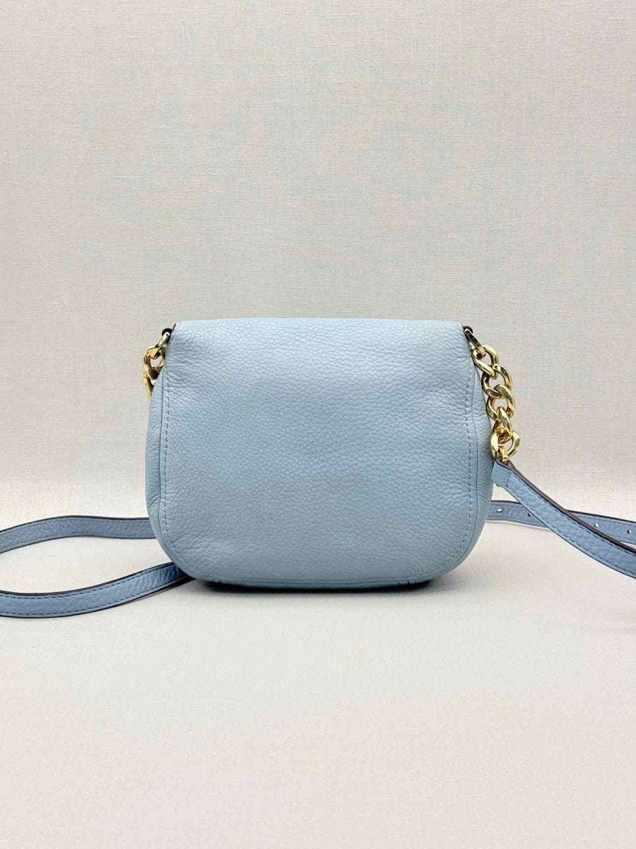 Pre-loved MICHAEL KORS Bedford Pale Blue Crossbody at Reems Closet