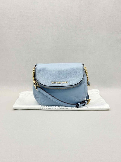 Pre-loved MICHAEL KORS Bedford Pale Blue Crossbody at Reems Closet