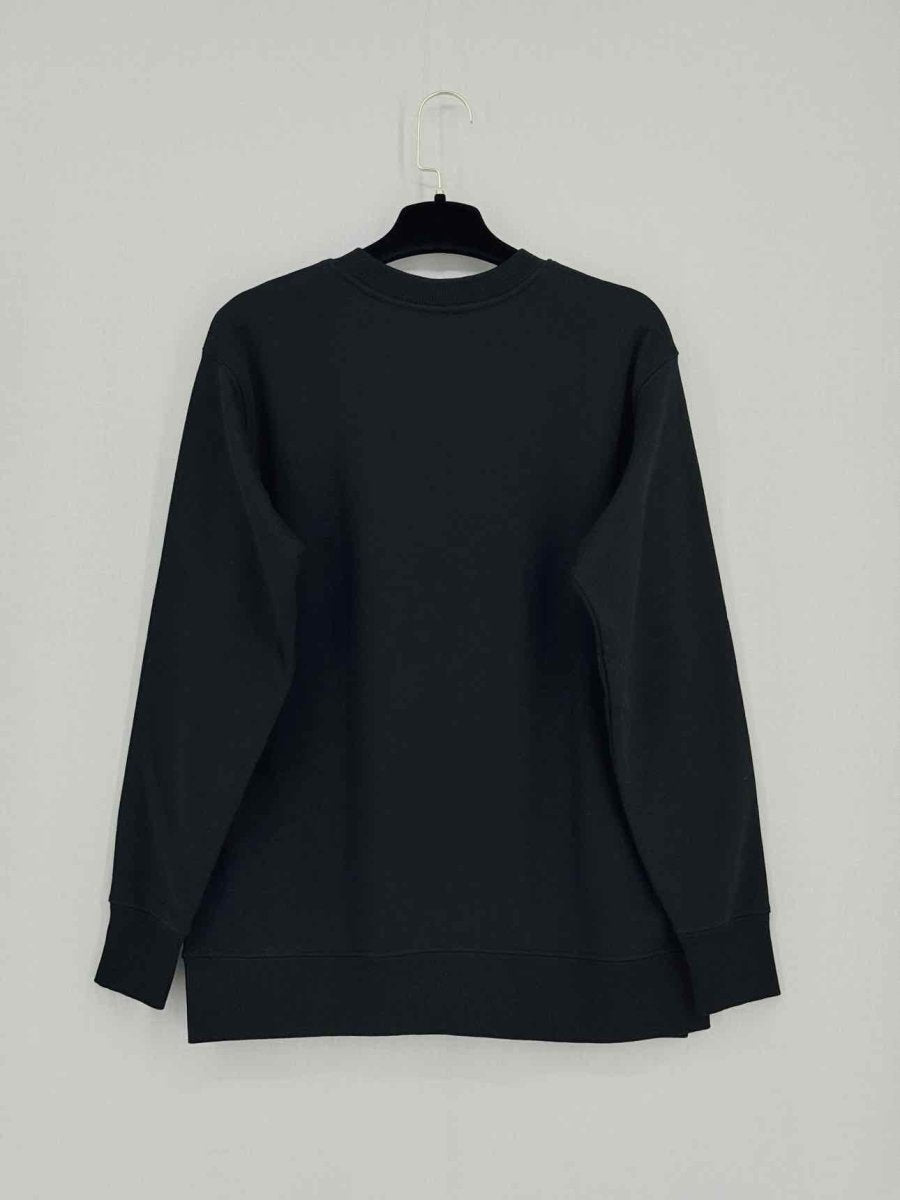 Pre - loved MICHAEL KORS Black Logo Print Size Small Sweatshirt at Reems Closet