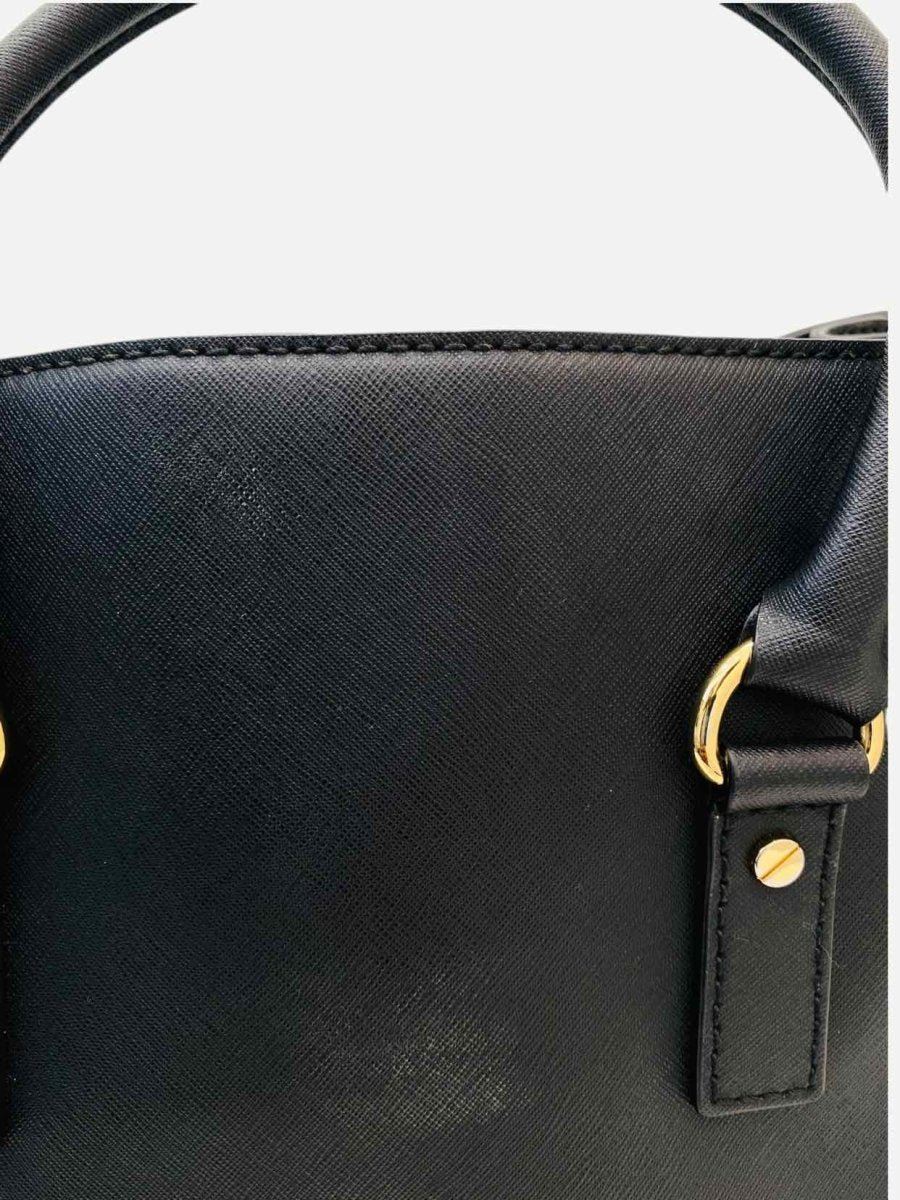 Pre - loved MICHAEL KORS Hamilton Black Tote Bag at Reems Closet