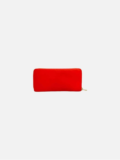 Pre - loved MICHAEL KORS Jet Set Red Continental Wallet at Reems Closet