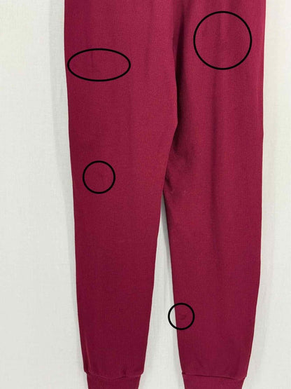Pre - loved MICHAEL KORS Jogger Maroon Textured Size Small Pants at Reems Closet