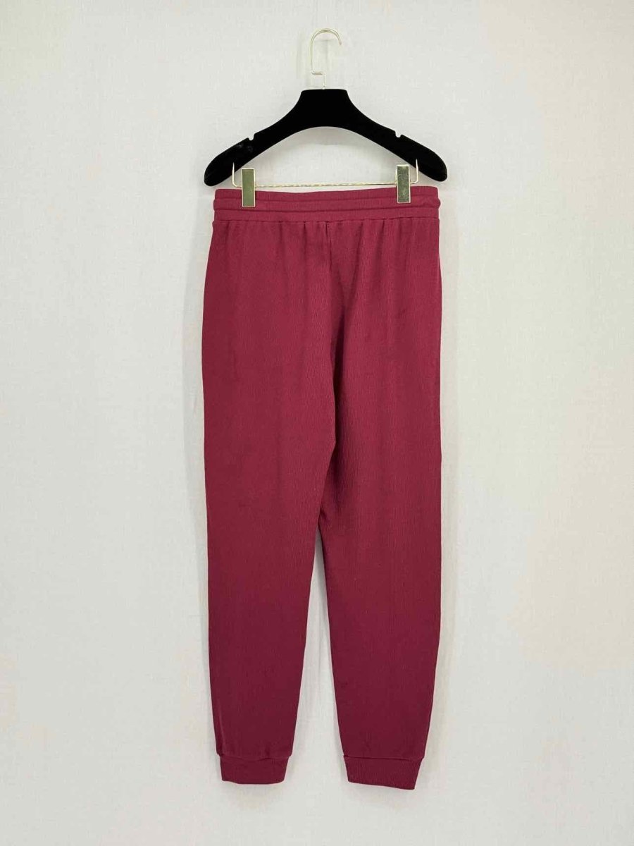 Pre - loved MICHAEL KORS Jogger Maroon Textured Size Small Pants at Reems Closet