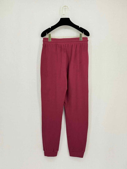 Pre - loved MICHAEL KORS Jogger Maroon Textured Size Small Pants at Reems Closet