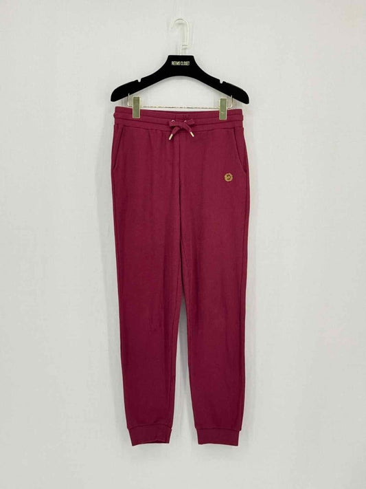 Pre - loved MICHAEL KORS Jogger Maroon Textured Size Small Pants at Reems Closet