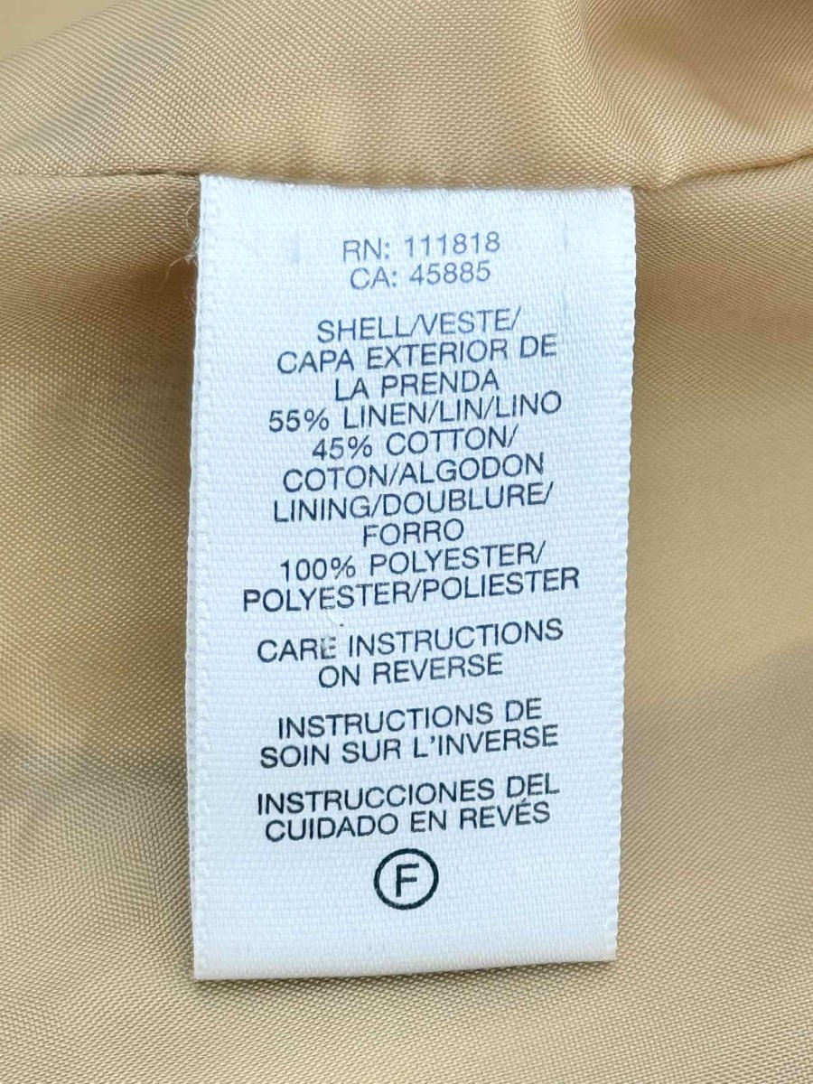 Pre - loved MICHAEL KORS Metallic Gold Size Large Jacket at Reems Closet
