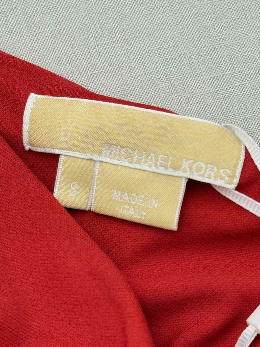 Pre - loved MICHAEL KORS Orange Size US 8 Midi Dress at Reems Closet