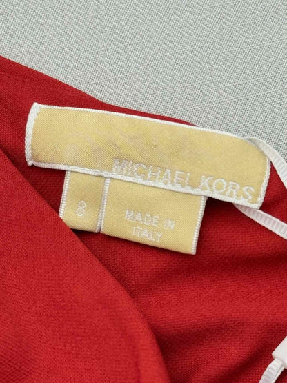 Pre - loved MICHAEL KORS Orange Size US 8 Midi Dress at Reems Closet