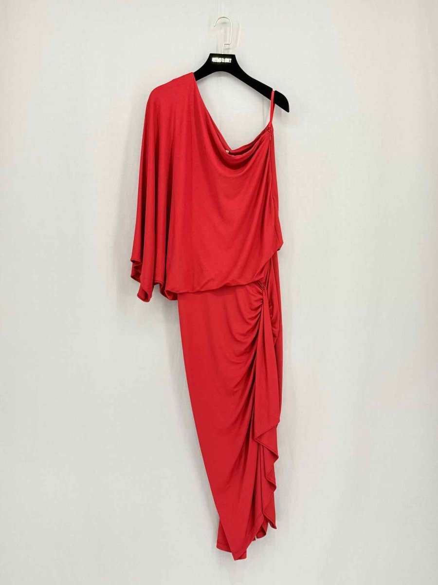 Pre - loved MICHAEL KORS Orange Size US 8 Midi Dress at Reems Closet