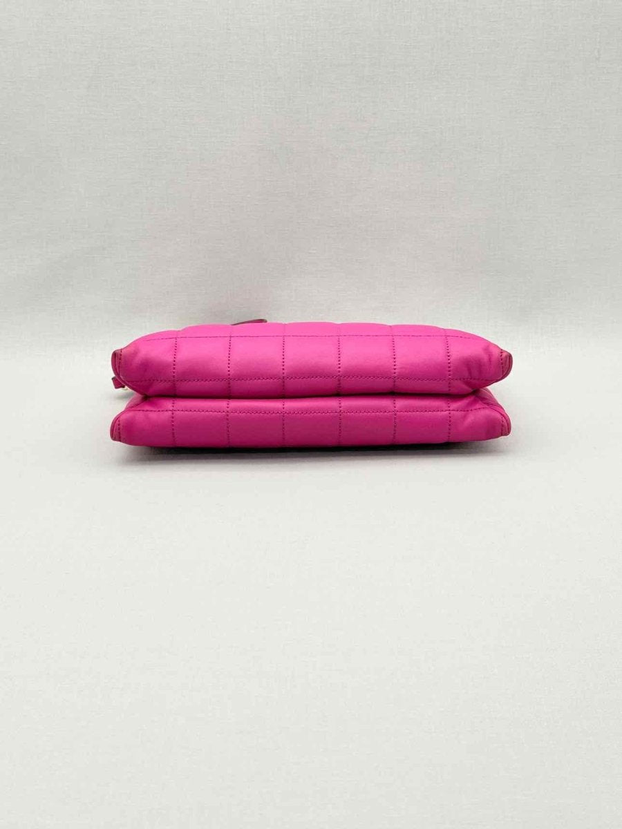 Pre-loved MICHAEL KORS Pink Quilted Wristlet at Reems Closet