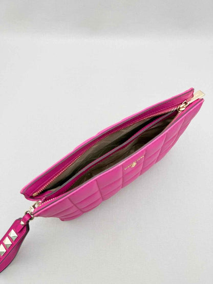 Pre-loved MICHAEL KORS Pink Quilted Wristlet at Reems Closet