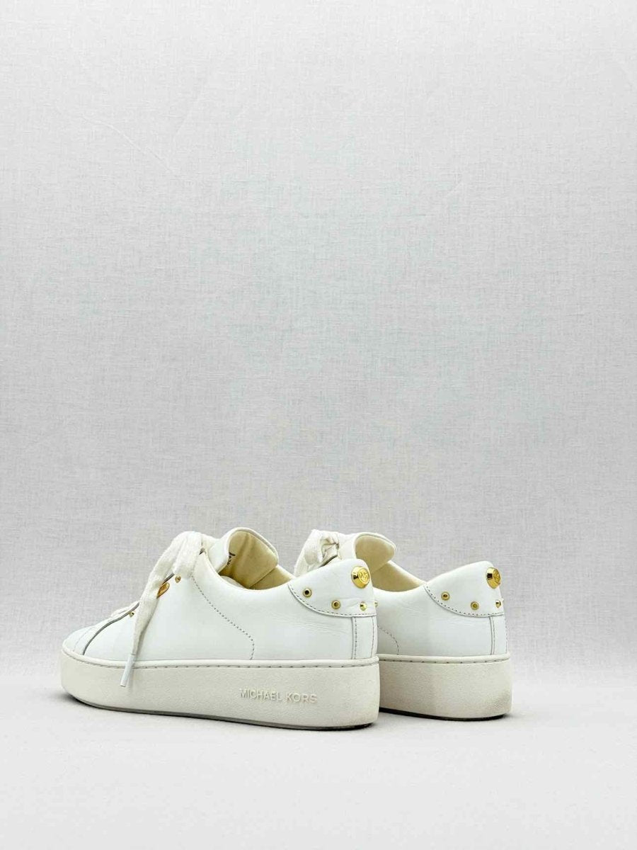 Pre - loved MICHAEL KORS Poppy White Size EU 38 Sneakers at Reems Closet