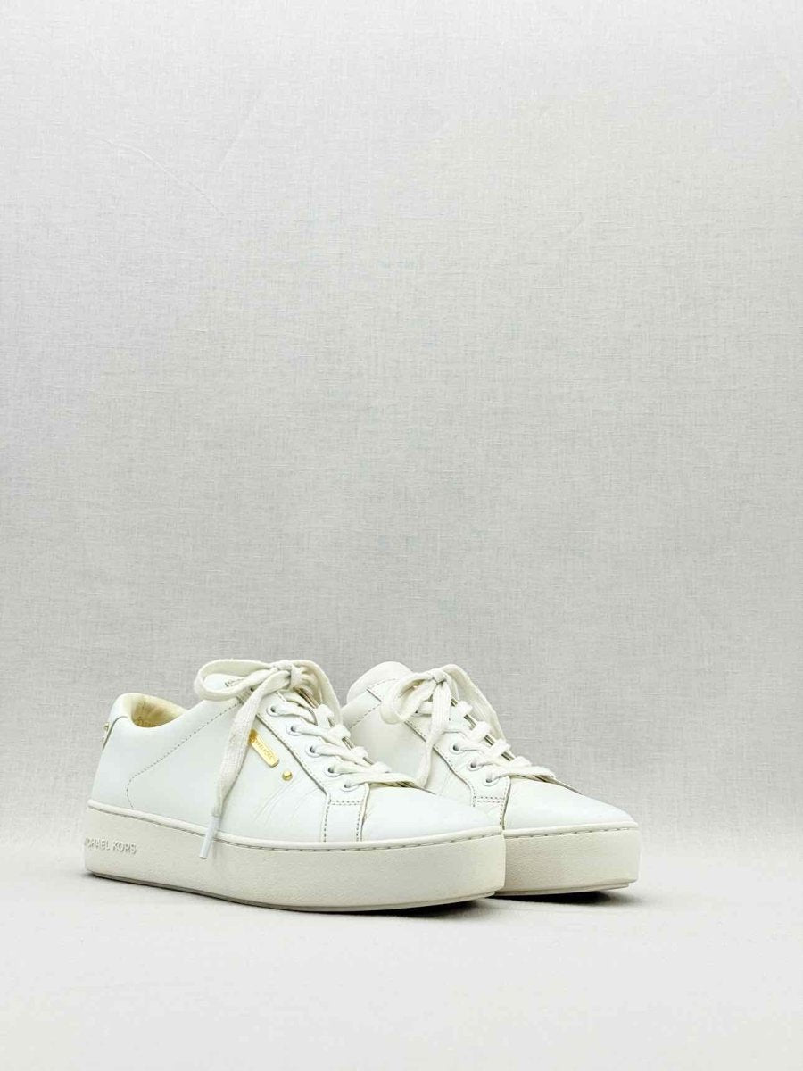 Pre - loved MICHAEL KORS Poppy White Size EU 38 Sneakers at Reems Closet