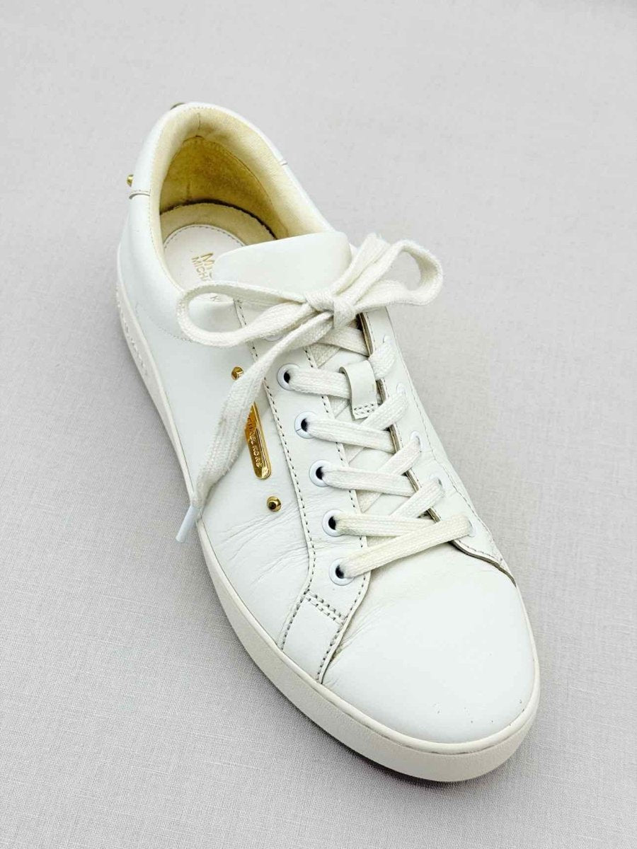Pre - loved MICHAEL KORS Poppy White Size EU 38 Sneakers at Reems Closet