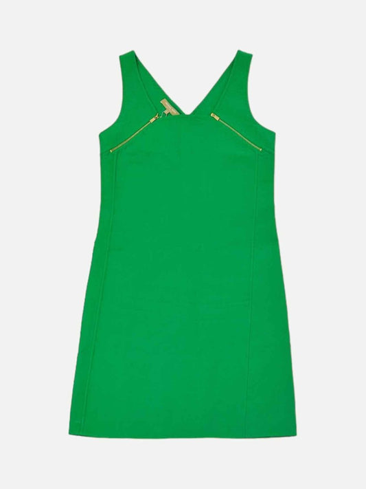 Pre-loved MICHAEL KORS Sleeveless Green Mini Dress from Reems Closet