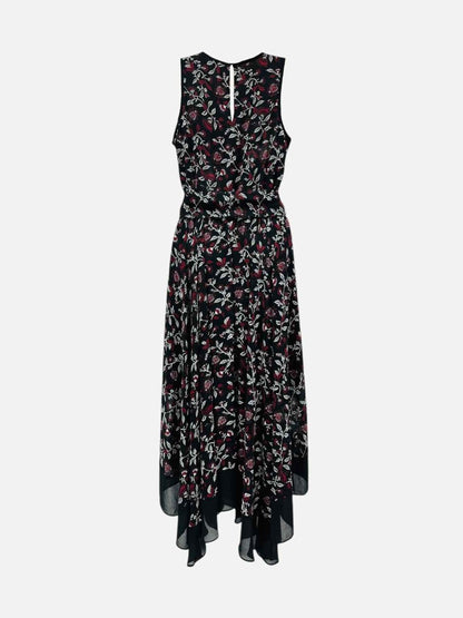 Pre - loved MICHAEL MICHAEL KORS Black Multicolor Midi Dress at Reems Closet