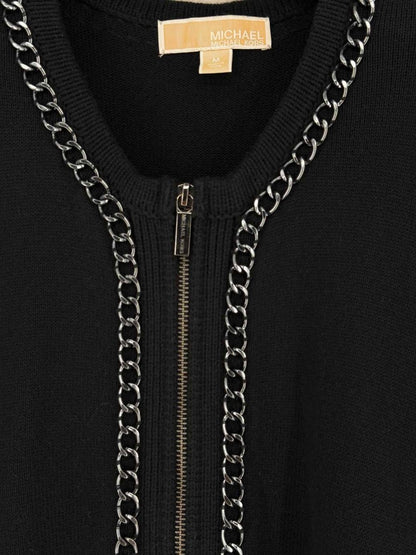 Pre - loved MICHAEL MICHAEL KORS Black Size Medium Cardigan at Reems Closet