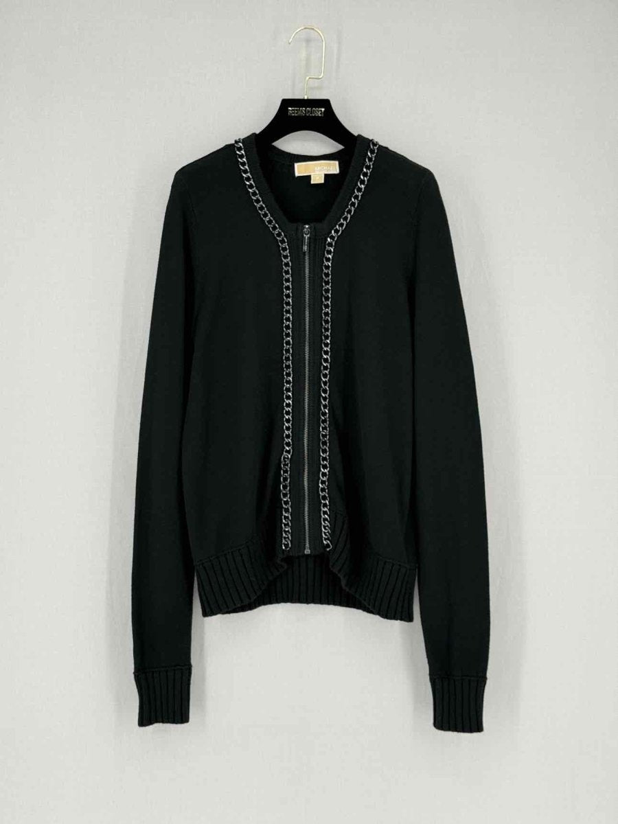 Pre - loved MICHAEL MICHAEL KORS Black Size Medium Cardigan at Reems Closet