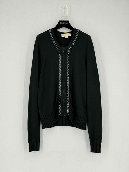 Pre - loved MICHAEL MICHAEL KORS Black Size Medium Cardigan at Reems Closet