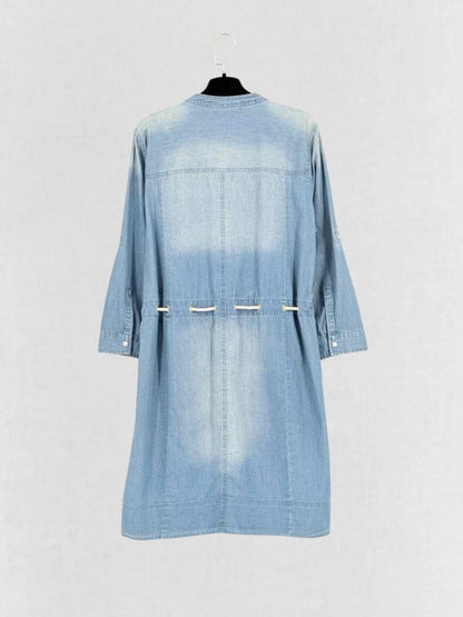 Pre - loved MICHAEL MICHAEL KORS Blue Size Large Knee Length Dress at Reems Closet