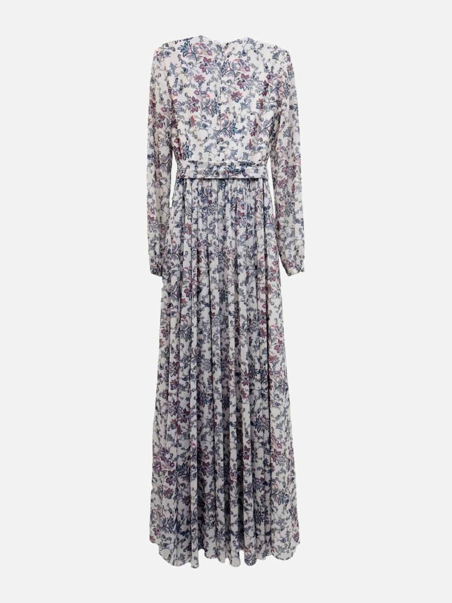 Pre - loved MIKAEL AGHAL Off - white Multicolor Maxi Dress at Reems Closet